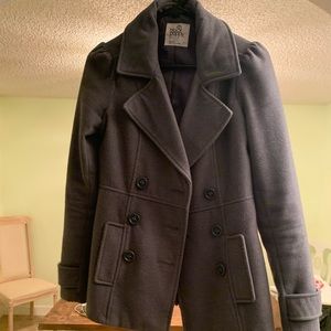 Grey Peacoat